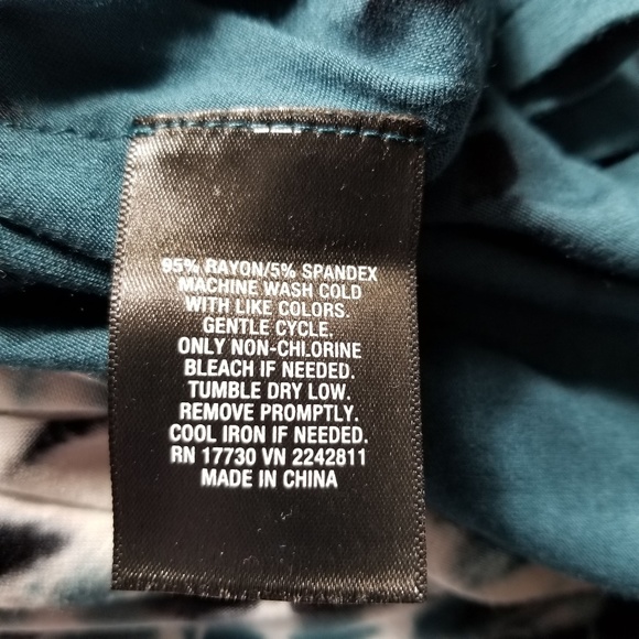 Wassimo Hi-Lo Scoop Neck Short Sleeve Tunic L - Picture 4 of 4